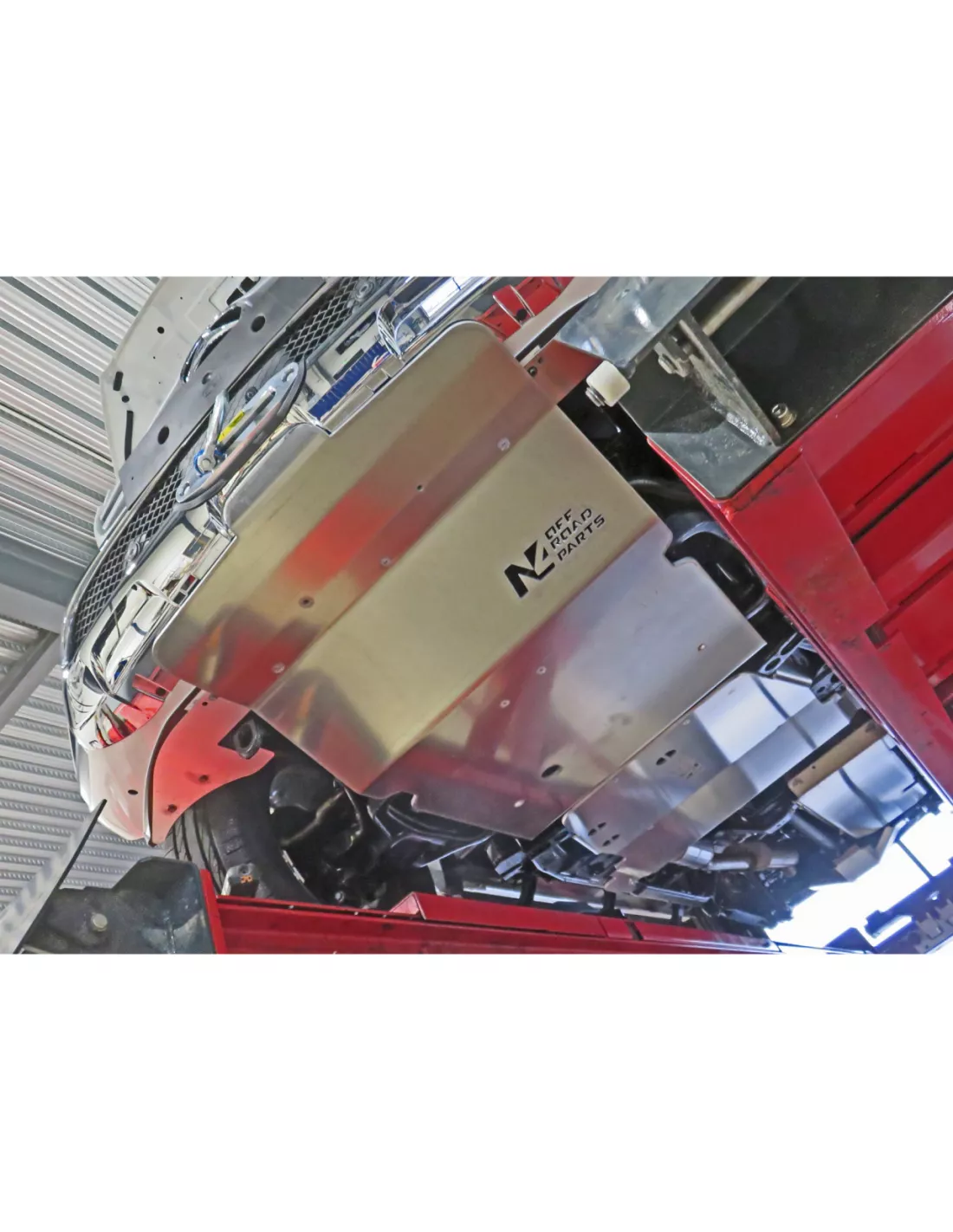 Ski de protection avant en aluminium de 8mm pour Mercedes Classe X