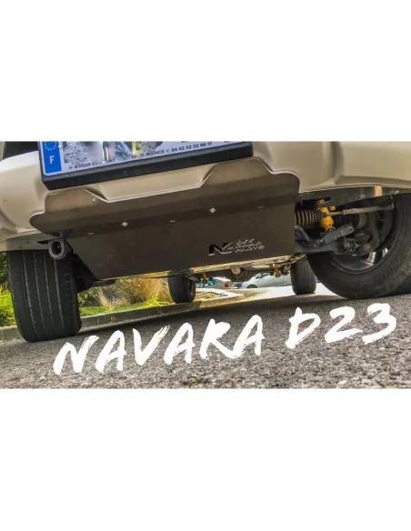Ski de protection avant en aluminium de 8mm pour Nissan Navara D23