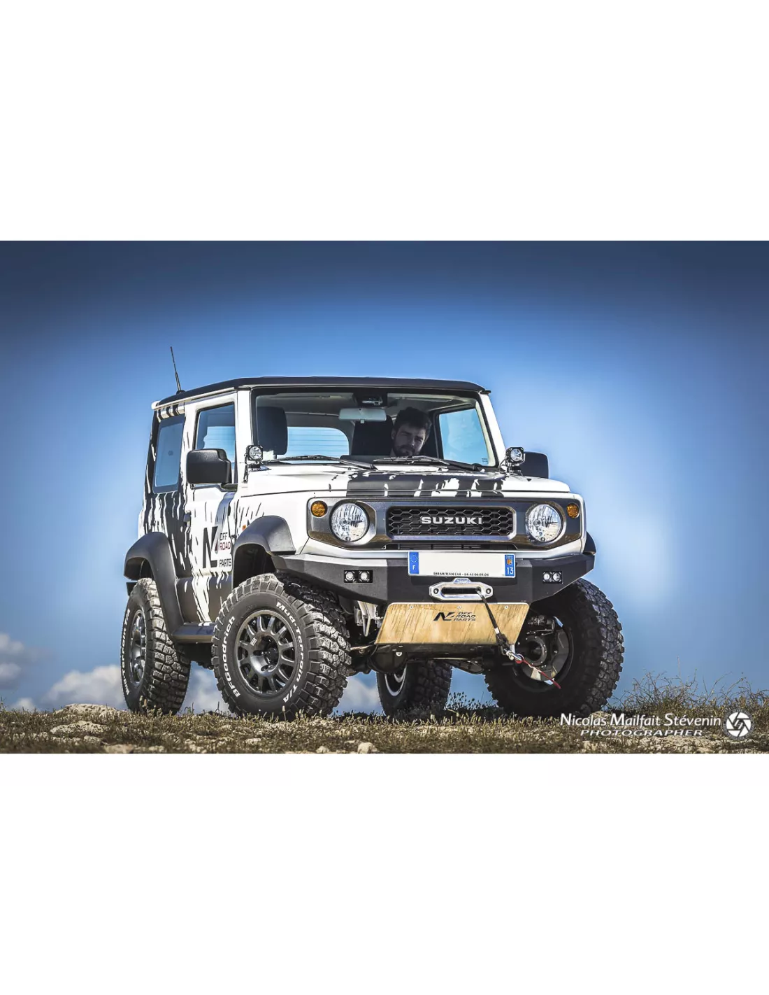 8mm Aluminium-Frontskiladen für Suzuki Jimny danach