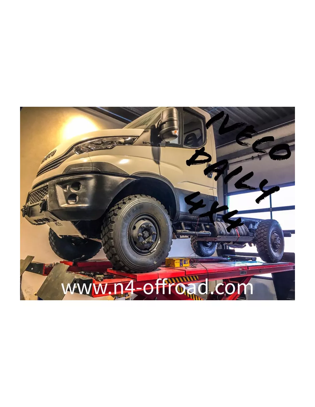 Ski de protection avant en aluminium de 10mm pour Iveco Daily 3 4x4