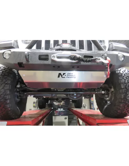 Ski de protection avant en aluminium de 8mm pour Jeep Wrangler JL et