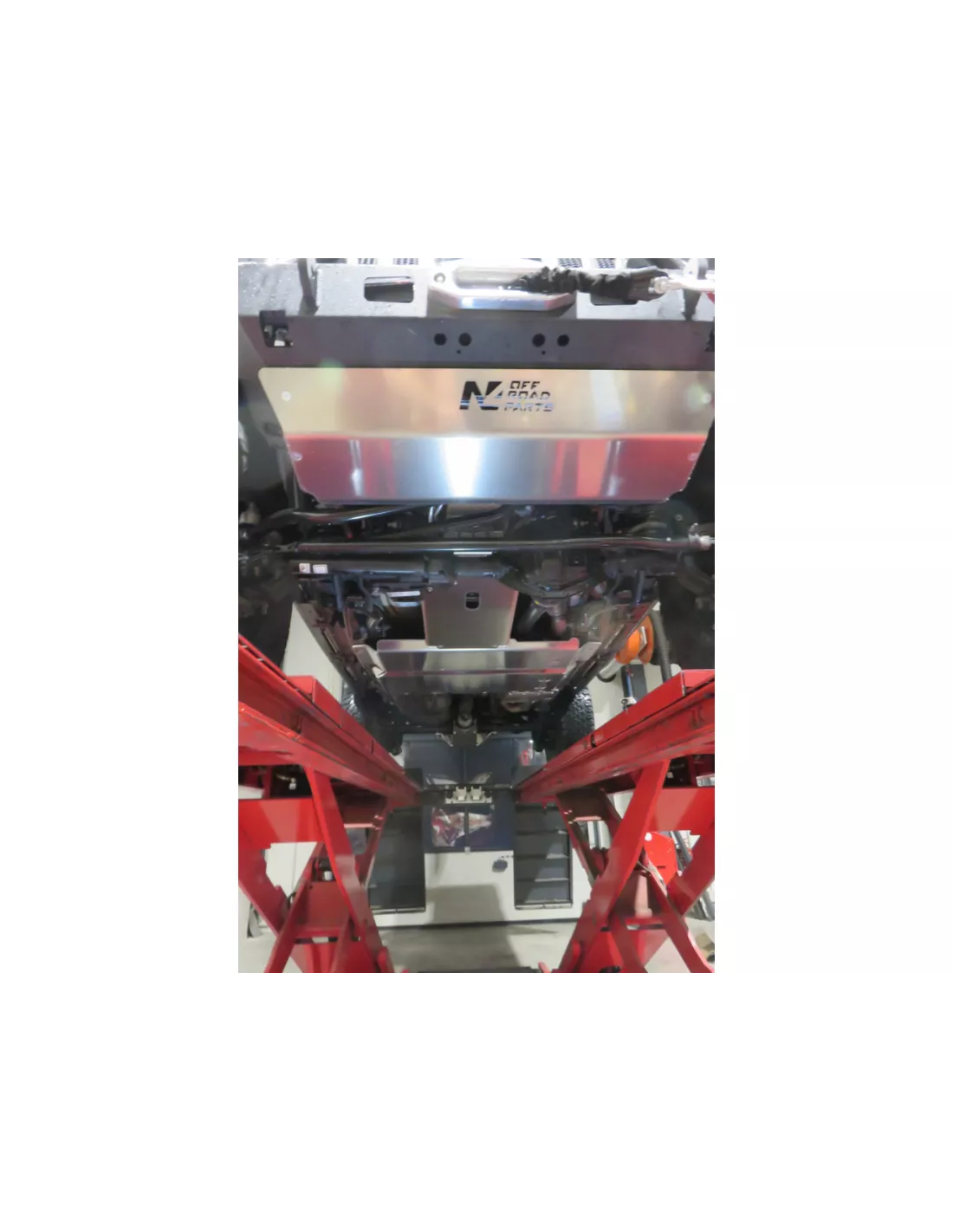 Ski de protection avant en aluminium de 8mm pour Jeep Wrangler JL et