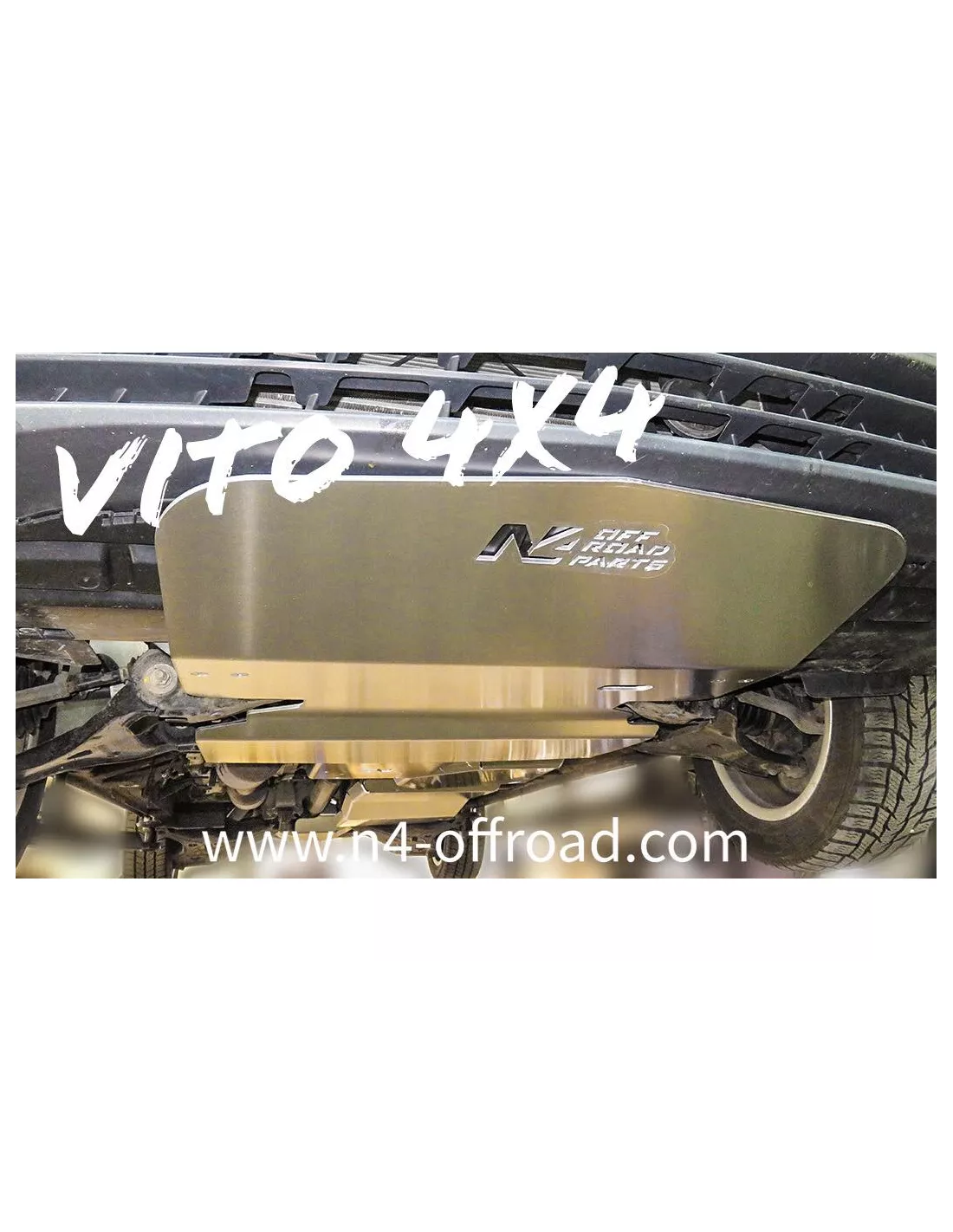 Ski de protection avant en aluminium de 6mm pour Mercedes Vito Viano
