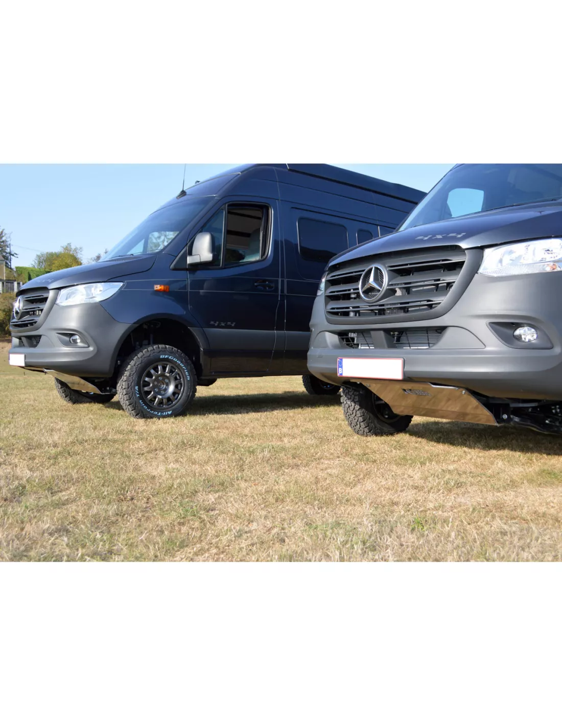Ski-Schutzaluminium 8mm Mercedes Sprinter 4x4 W906 W907
