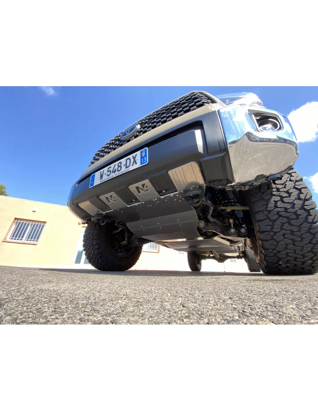 Ski de protection avant en aluminium de 8mm pour Toyota Tundra