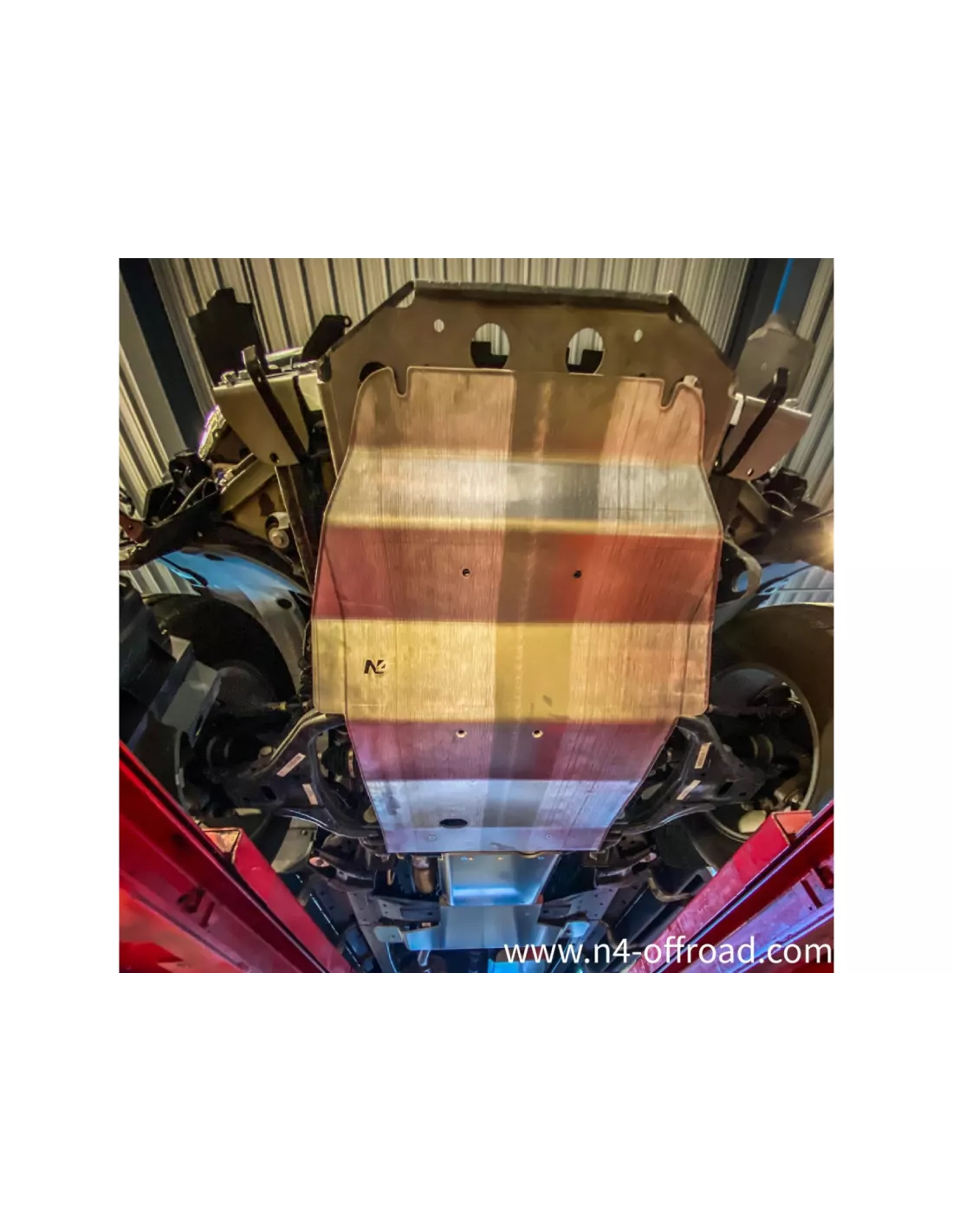 Ski de protection avant en aluminium de 8mm pour Ford Ranger PX3 à