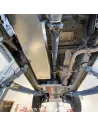 8 mm aluminium voorste skiën voor Ford Ranger PX3 aan