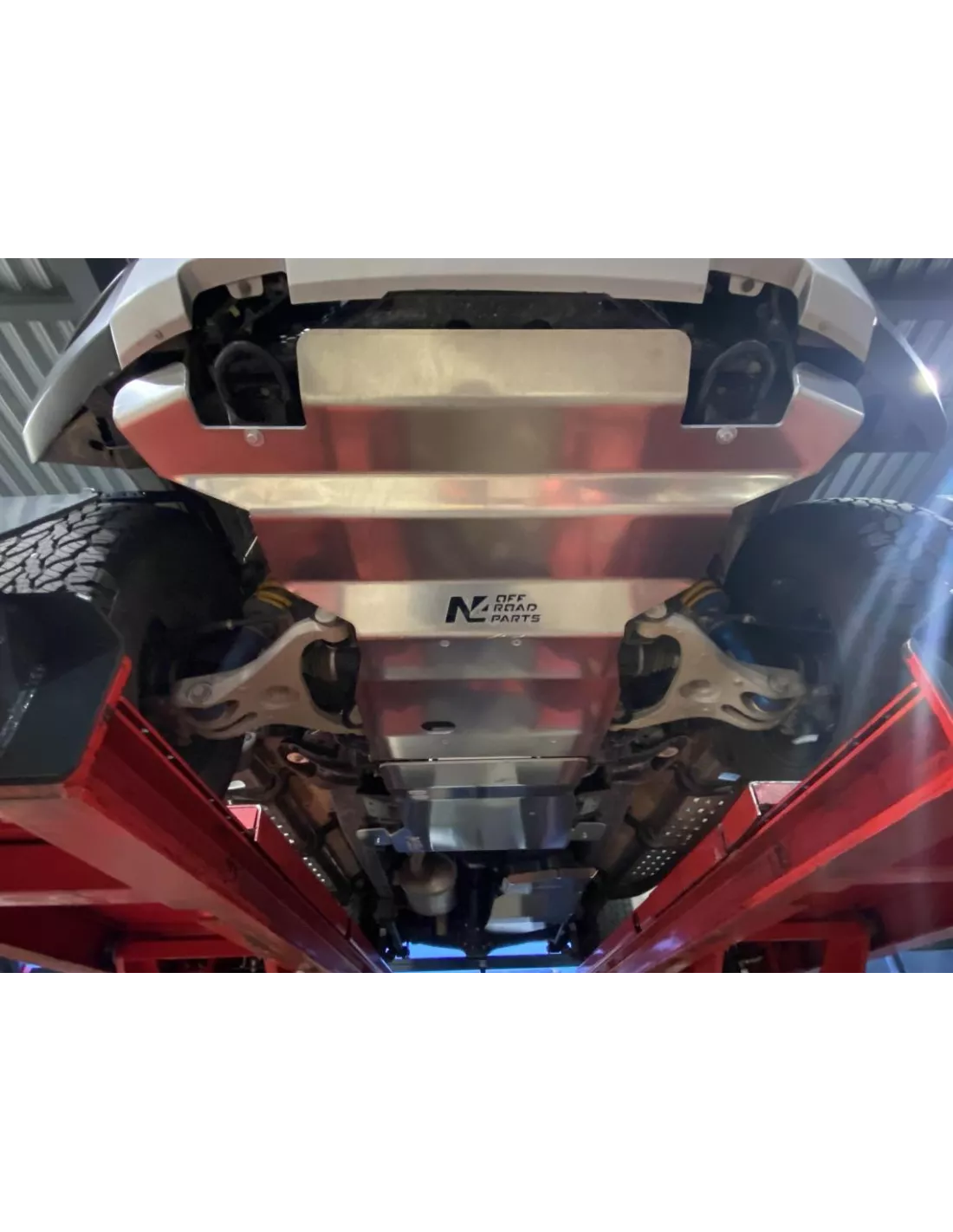 Ski de protection avant en aluminium de 8mm pour Ford Ranger Raptor