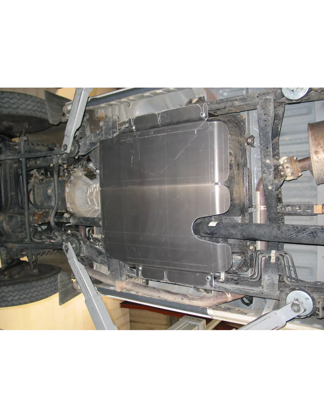 Skiën Beschermende overdrachtsbox en 8mm aluminium tank