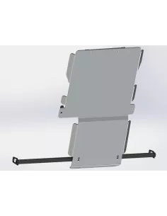 Ski de protection boîtes vitesses et transfert en aluminium de 8mm