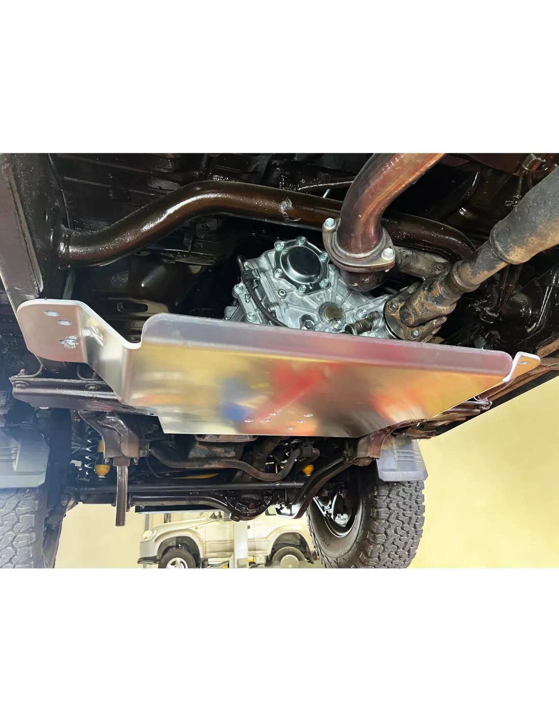 Ski de protection boîte de transfert en aluminium de 8mm pour Toyota