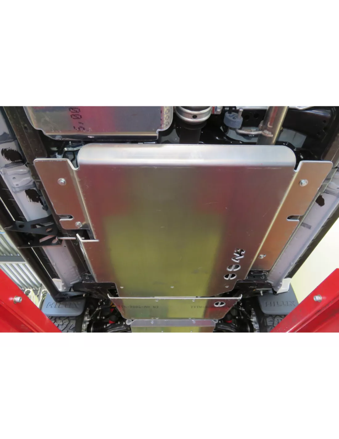Ski-bescherming overdrachtsbox en tank Adblue aluminium 8mm
