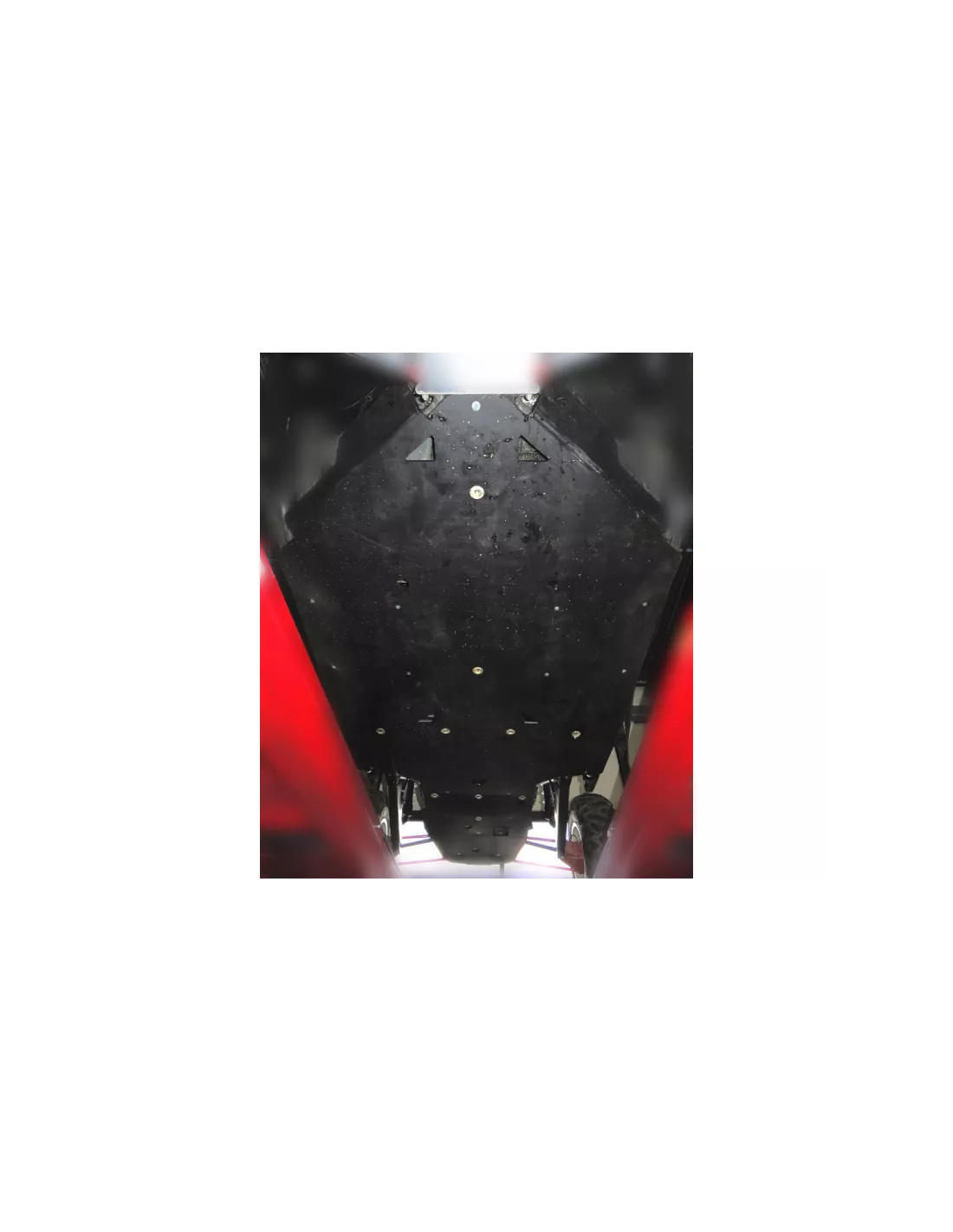 Ski de protection intégral en PEHD de 10mm pour RZR 900 XP 2 places
