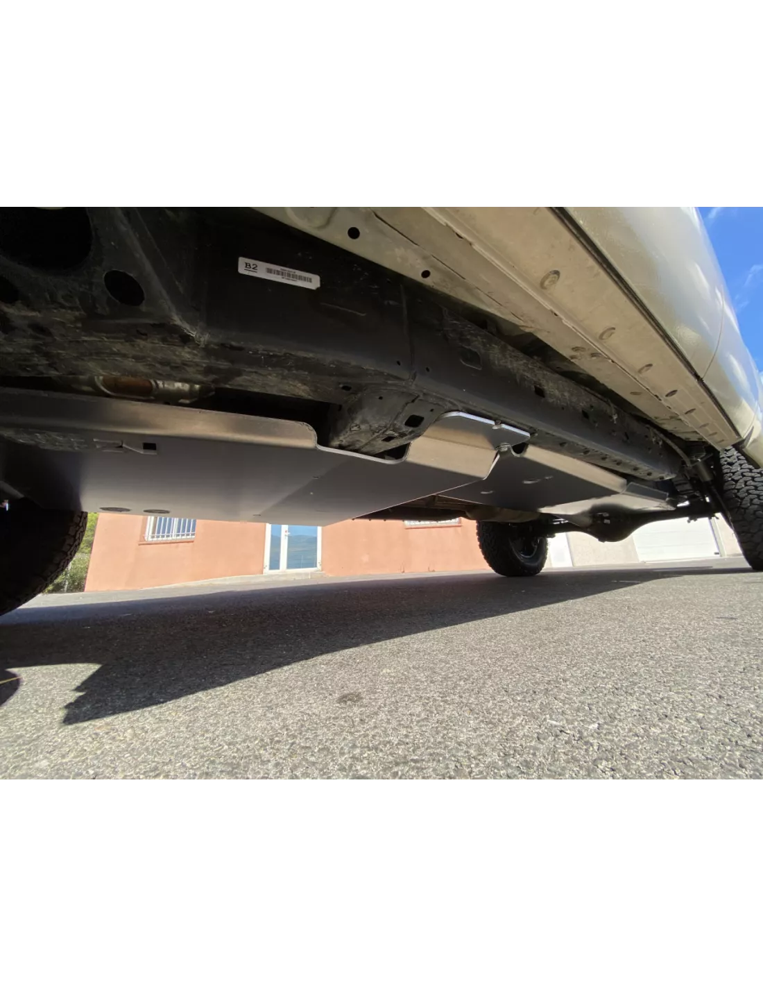 Ski de protection de réservoir en aluminium de 8mm pour Toyota Tundra