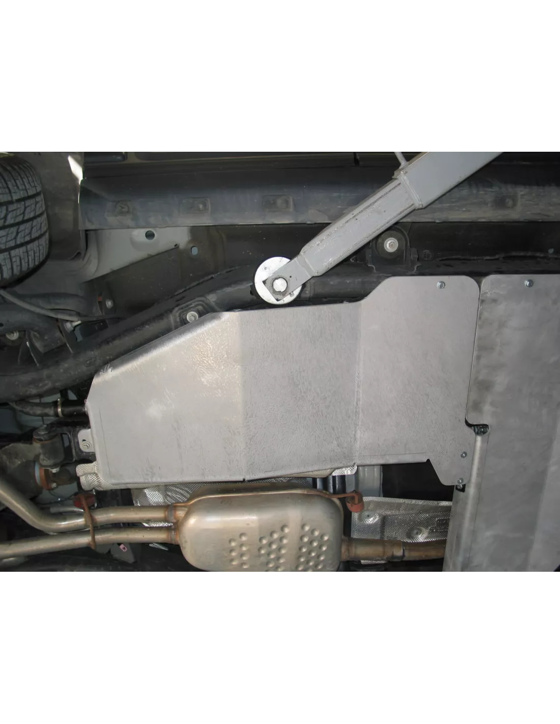 6mm Aluminium-Tankschutz-Skifahren für Land Rover