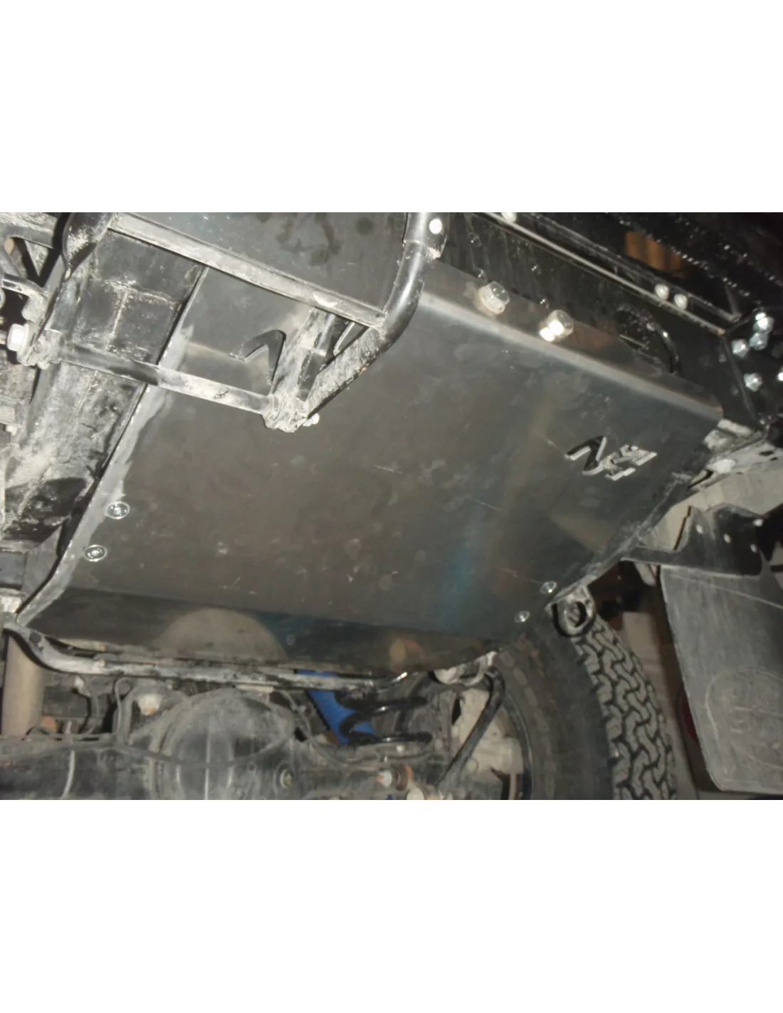 6 mm aluminium tankbeschermer skiën voor Land Rover