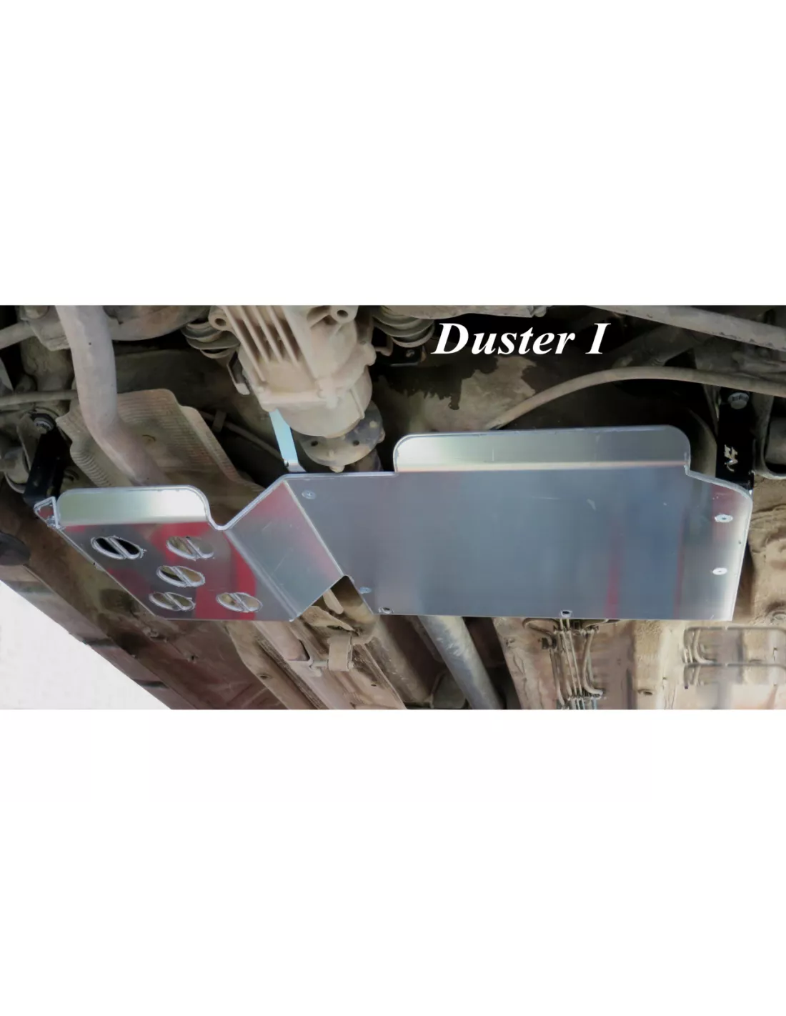 Ski tankbescherming en achterdemper aluminium 6mm Dacia