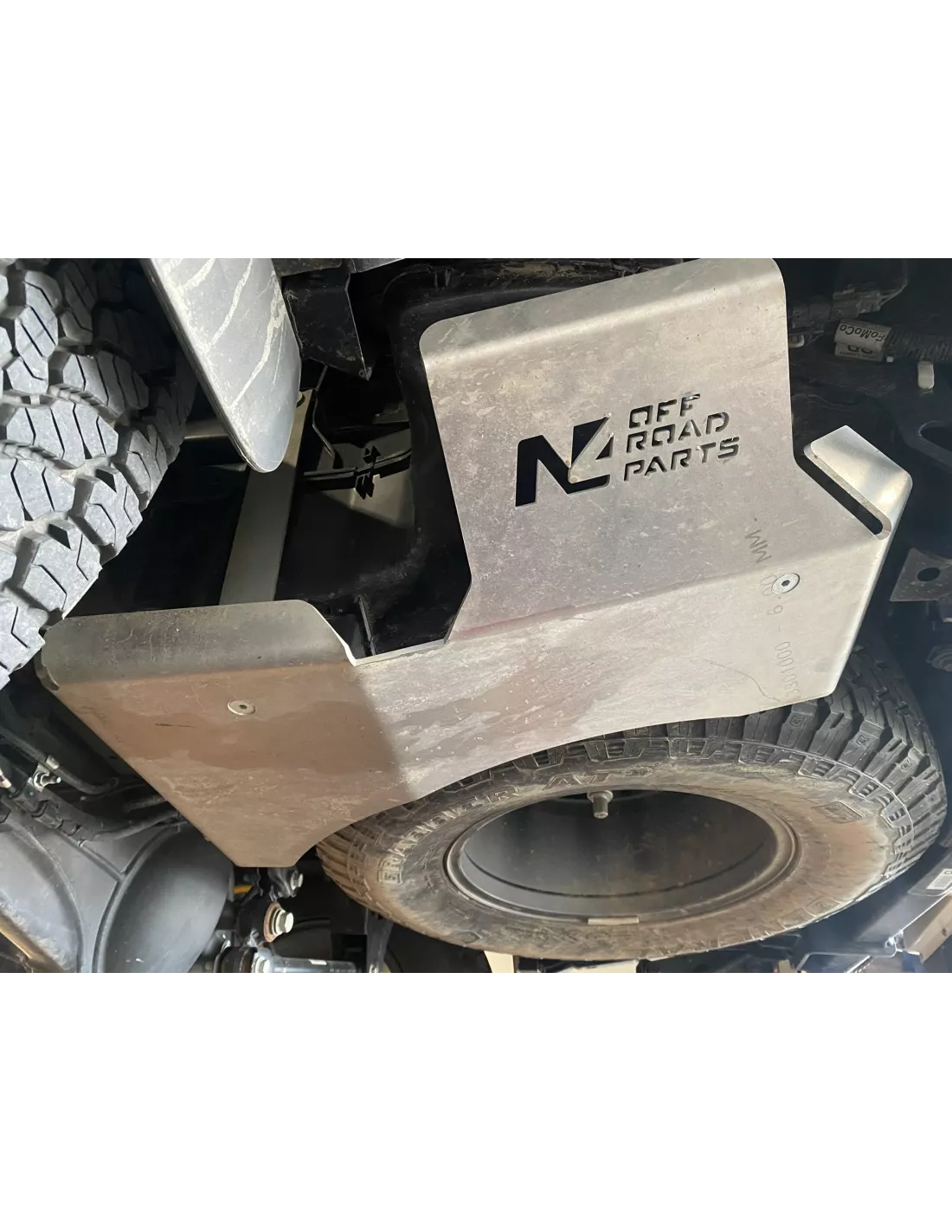 Ski de protection de réservoir AdBlue en aluminium de 6mm pour Ford