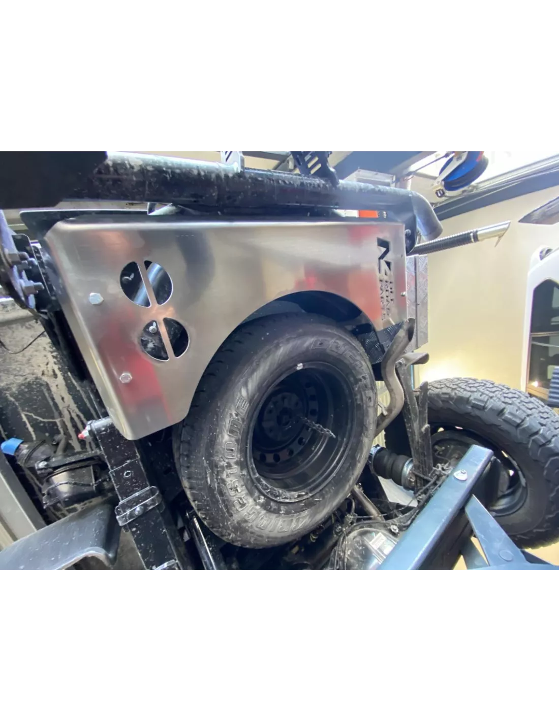 6 mm aluminium adblue tank beschermende skiën voor