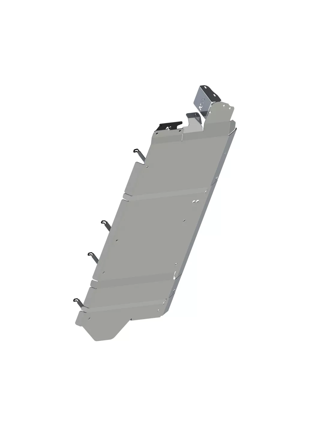 Ski-brandstoftank + AdBlue + 5mm Aluminium Webasto
