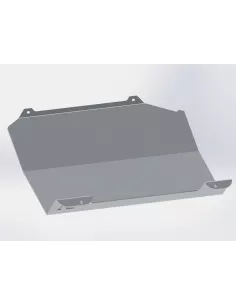 Ski de protection de réservoir supplémentaire en aluminium de 5mm