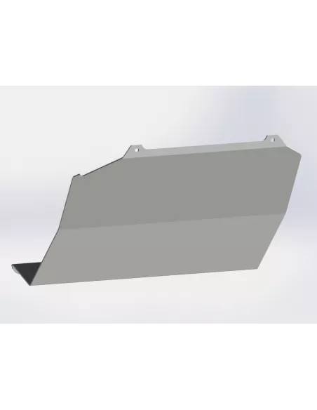 Ski de protection de réservoir supplémentaire en aluminium de 5mm