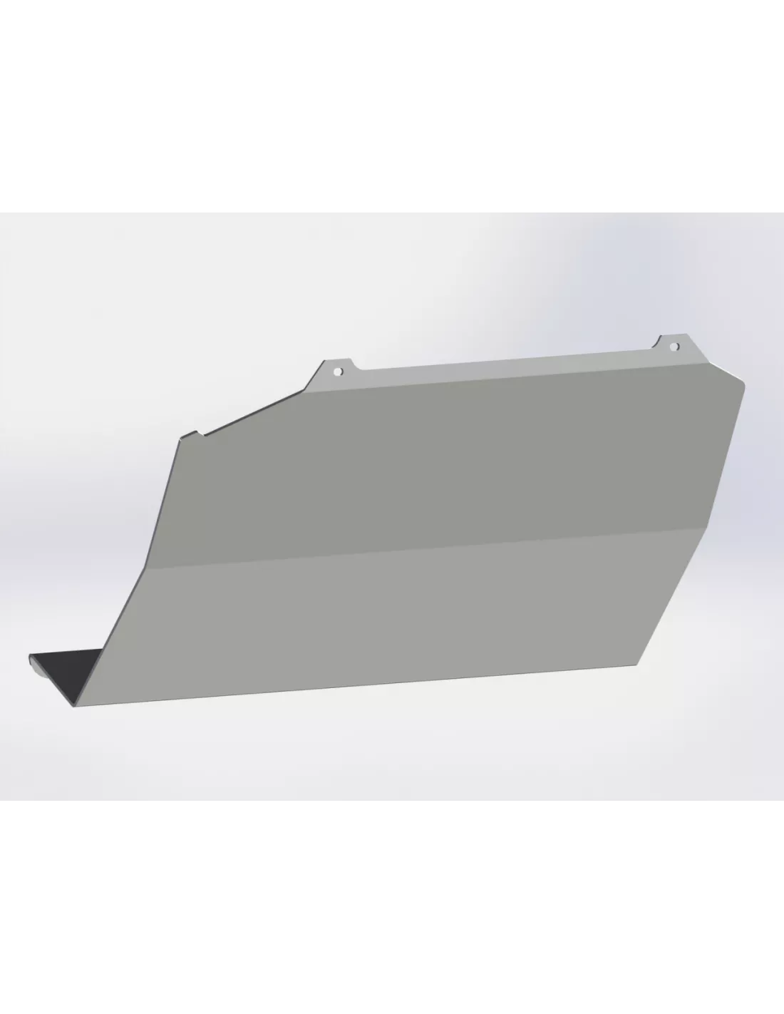 Ski de protection de réservoir supplémentaire en aluminium de 5mm