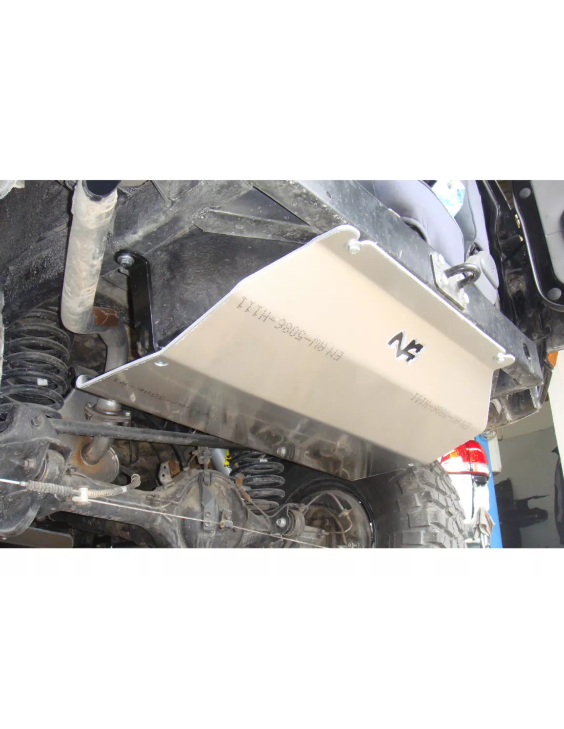 Ski de protection de réservoir en aluminium de 6mm pour Toyota LJ73