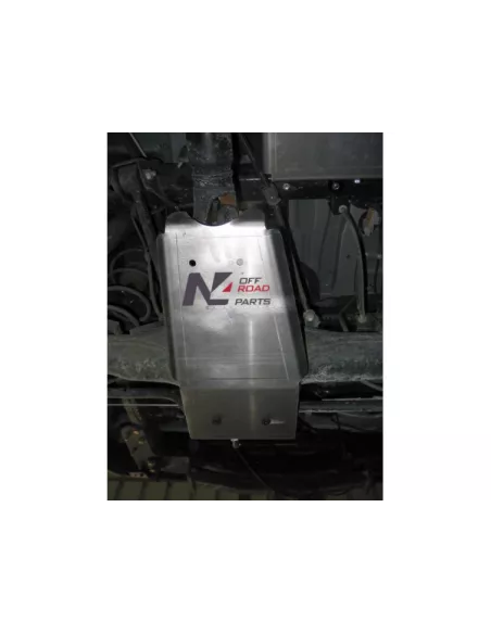 Ski protection nez pont arrière aluminium 8mm Toyota HDJ80 HDJ100