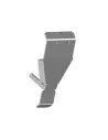 8mm aluminium achterbrug Neusbescherming Ski voor