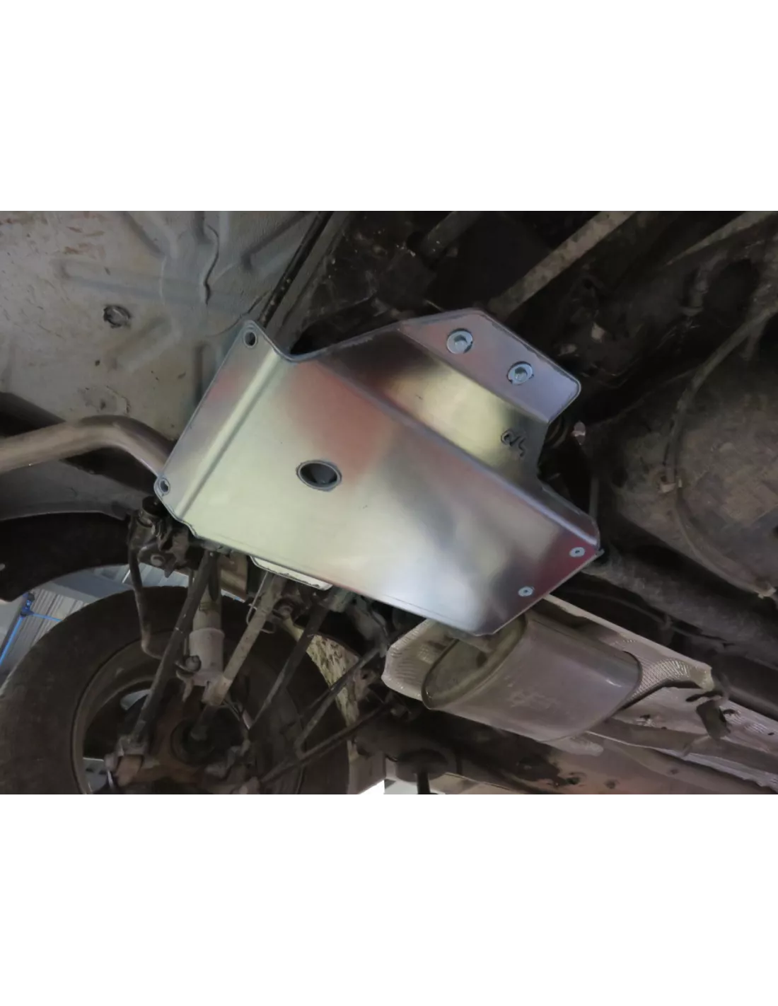 Ski protection pont arrière aluminium 6mm Dacia Duster 4x4 2013-2023