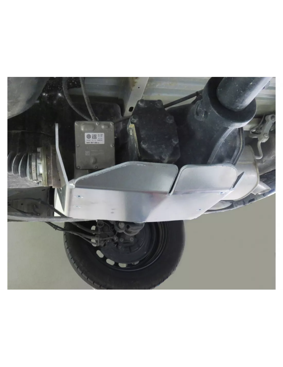 Ski de protection de pont arrière en aluminium de 6mm pour Volkswagen