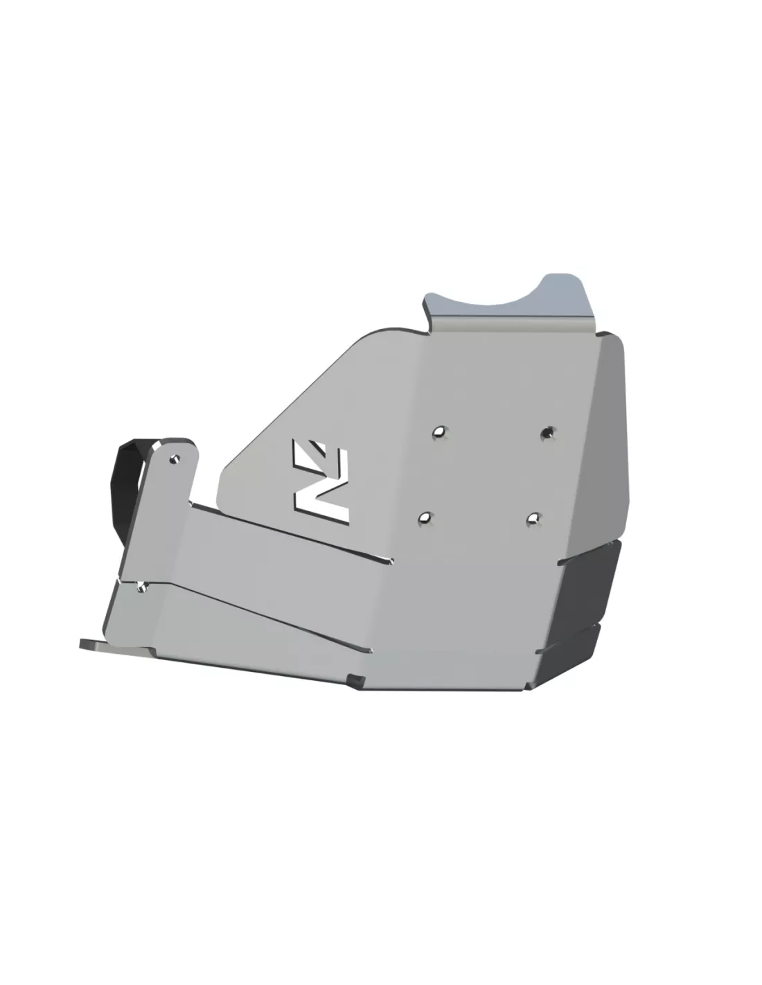 10mm Aluminium-Heckbrücken-Nutskin-Skifahren