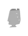 6mm Aluminium-Aluminium-Tank-Schutz-Skifahren