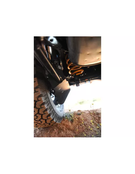 Paire de protections amortisseurs arrières en PEHD de 8mm pour Toyota