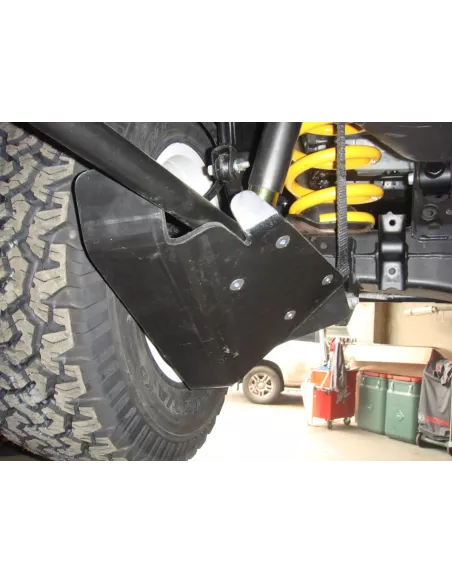 Paire de protections amortisseurs arrières en PEHD de 8mm pour Toyota
