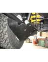 Paire de protections amortisseurs arrières en PEHD de 8mm pour Toyota