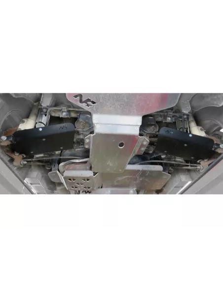 Paire de protections de triangles arrières en PEHD de 6mm pour Dacia