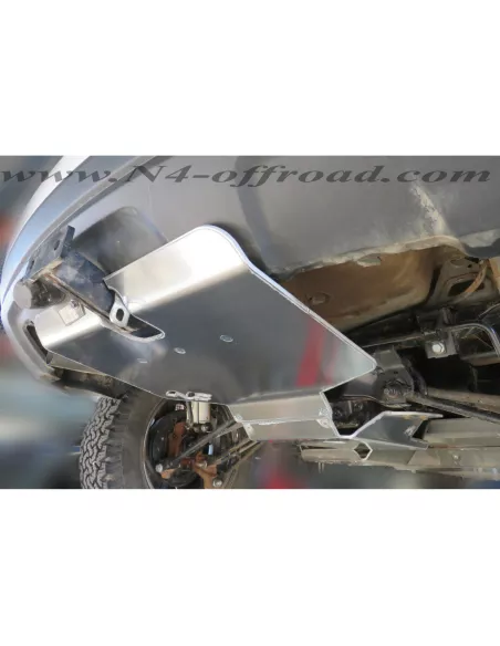 Ski protection pare chocs arrière aluminium 6mm Dacia Duster 4x4