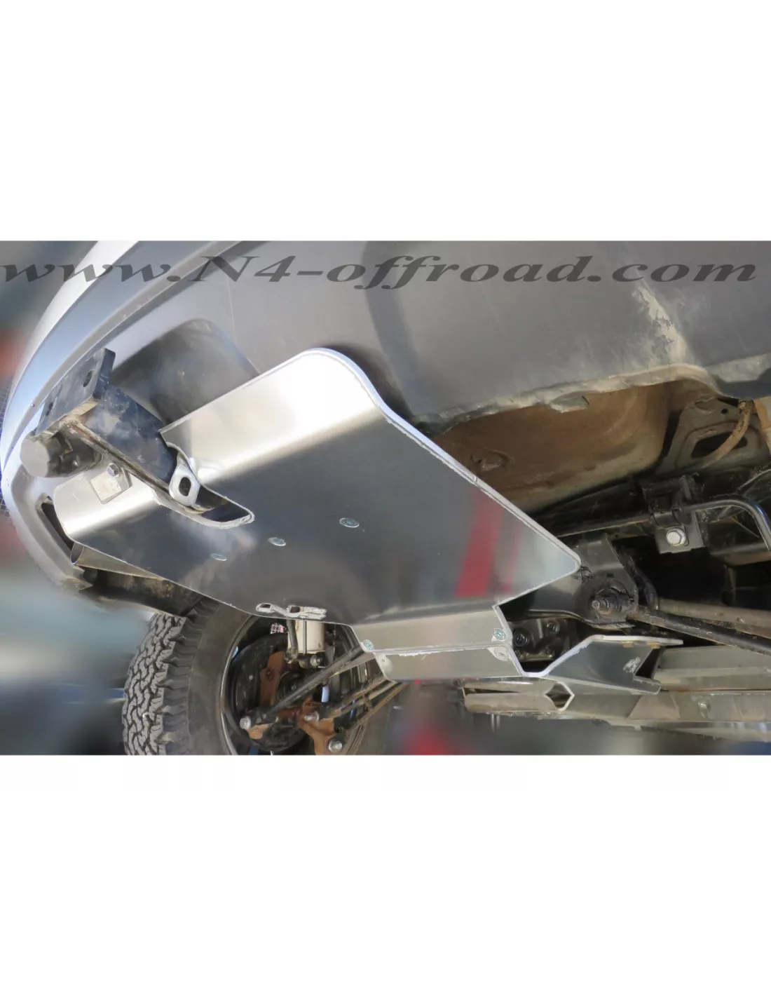Skischutz Stoßfänger hinten Aluminium 6mm Dacia Duster 4x4