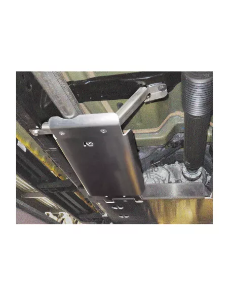 Ski de protection de silencieux central en aluminium de 6mm pour Jeep