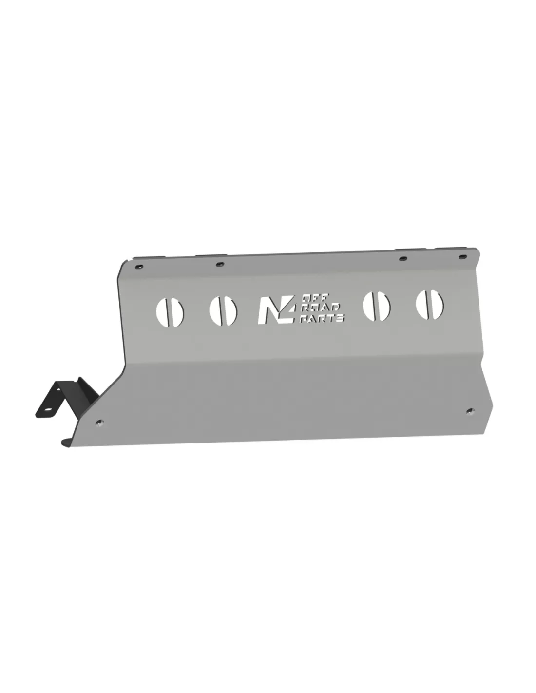 Ski de protection de silencieux arrière en aluminium de 6mm pour Jeep