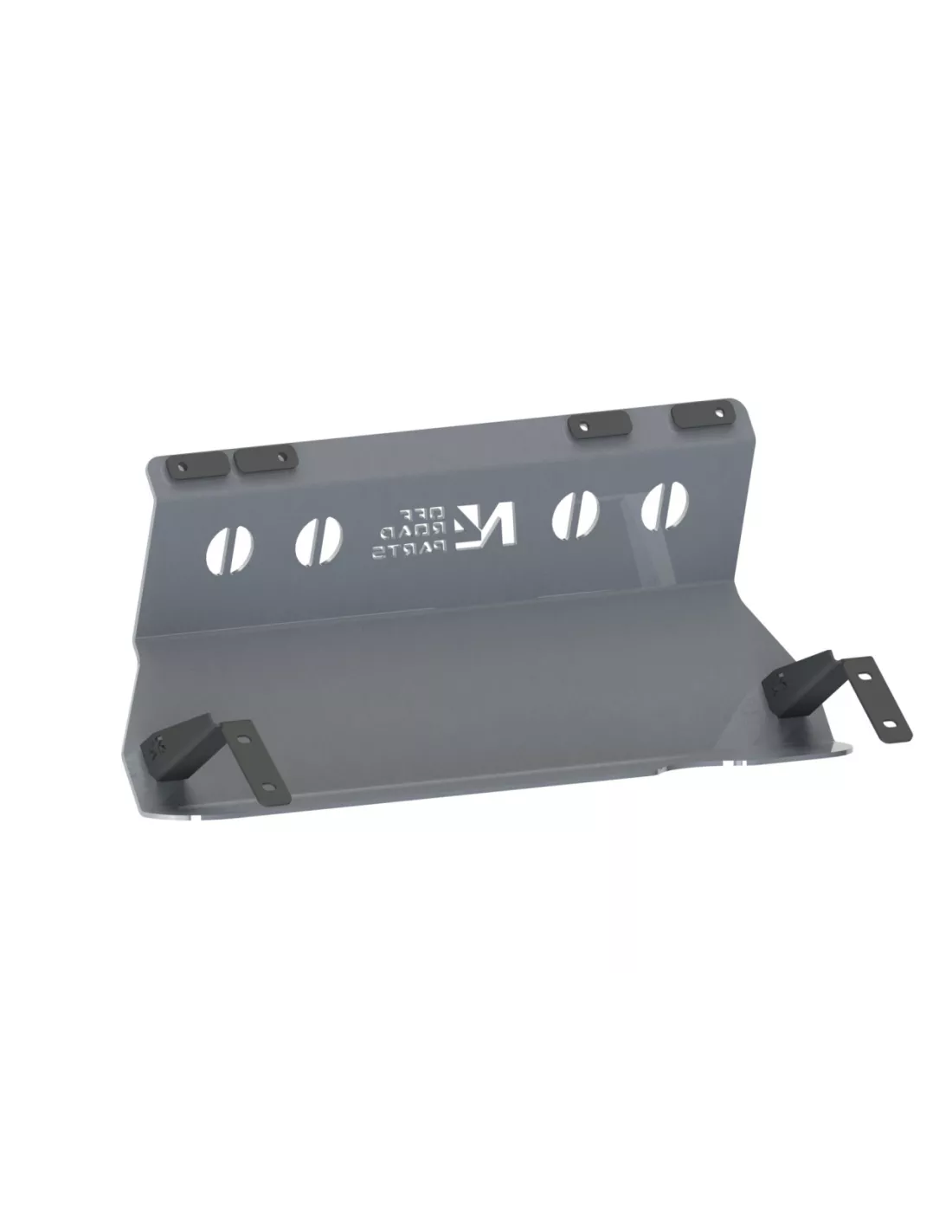 Ski de protection de silencieux arrière en aluminium de 6mm pour Jeep