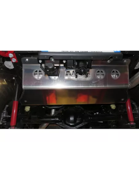 Ski de protection de silencieux arrière en aluminium de 6mm pour Jeep