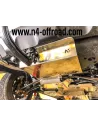 Ski protection pare-chocs arrière aluminium 6mm Dacia Duster 4x4