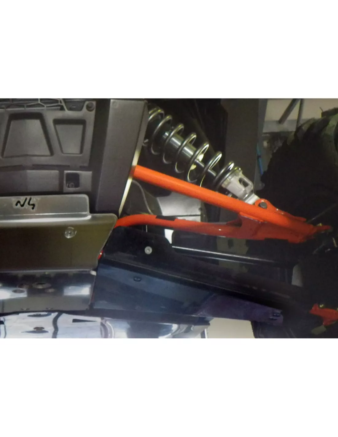 Paire de protections de triangle en PEHD de 10mm pour Polaris RZR