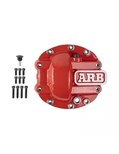 Coquille de protection rouge ARB pont DANA 30 Jeep Wrangler et