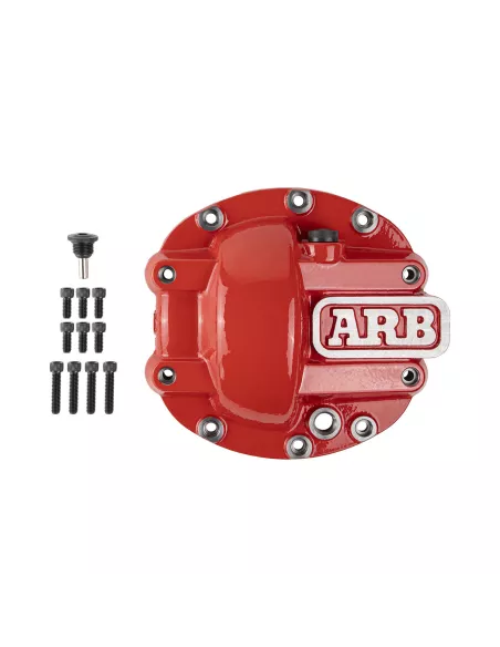 Coquille de protection rouge ARB pont DANA 30 Jeep Wrangler et