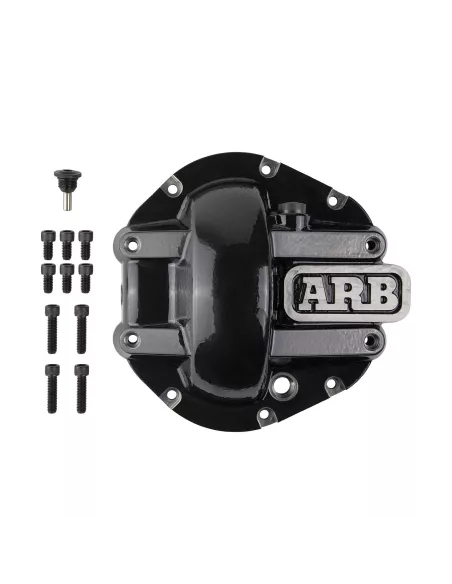 Coquille de protection noire ARB pont DANA 44 Jeep Wrangler JK TJ ARB