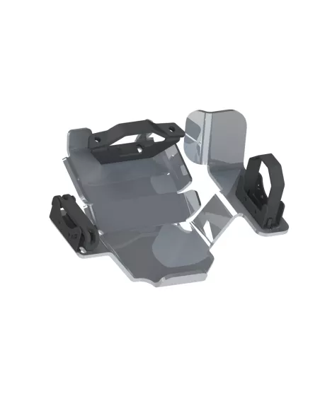 Ski protection nez pont arrière aluminium 8mm Toyota Land Cruiser